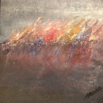 129-13    20-20 cm Öl auf Leinwand