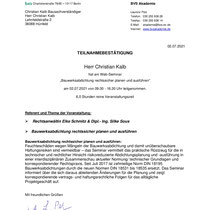 Bauwerksabdichtungen rechtssicher planen und ausführen