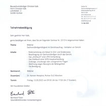 IfS-Verhalten vor Gericht 