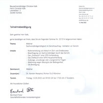 IfS-Verhalten vor Gericht 