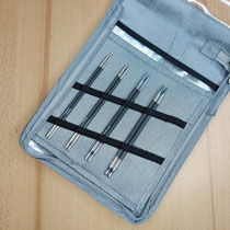 Rundstricknadel-Wechselsystem KnitPro Starter Set in Reißverschlusstasche, das Set enhält 4 Paare Nadelspitzen der Stärken 3,0, 3,5, 4,0 und 4,5 mm sowie ...