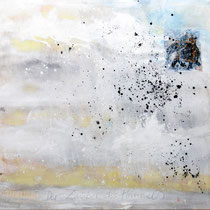 DER ZAUBER DES HIMMELS 160x170 cm Pigmente auf Leinwand