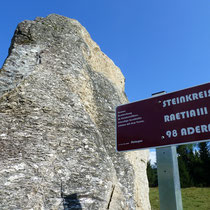 Ein esoterischer "unechter" Steinkreis, Tschengla Plateau, Brandner Tal