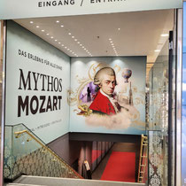 Mozart, stellvertretend für die geschichtsträchtigste Metropole Österreichs
