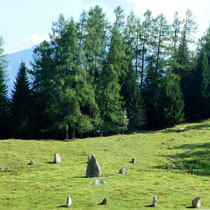 Steinkreis-Fake im Montafon, Österreich