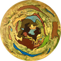 Tourbillon coloré 80cm