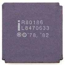 Intel R80186 markings variation