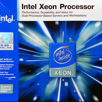 Intel Xeon Prestonia 2.4 GHz SL6NQ Box front view