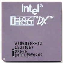 Intel A80486 DX-33 SX666