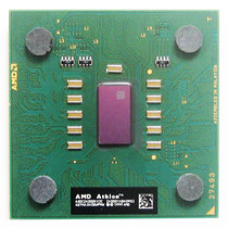 AMD Athlon XP 2400+ Thorton. The Thorton core was a Barton with half of the l2 cache.