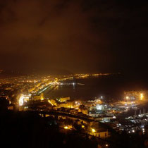 Lungomare di Salerno di notte