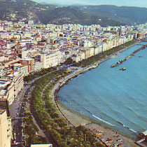 Vista Lungomare di Salerno dall'alto