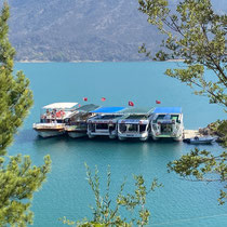 Side Town: Green Canyon Boat Trip & Bus Safari with Lunch fom Antalya -Belek -Side
