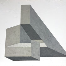 La pyramide de Schyzophren — 24 x 32"— Galerie JMC art contemporain, Montréal
