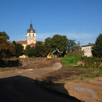 Ansicht Käthe-Kollwitz Straße Richtung Schlosskirche
