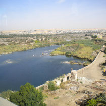 Der Nil in Assuan am Alten Stausee