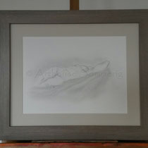 "Liegender Akt" Danni Sommerig (40x30cm)