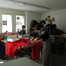 Handarbeit in der Alten Schule