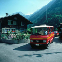 Autobus Schwanden-Sool, damaliger Wendeplatz Dörfli