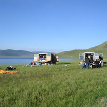 Bivouac au bord du lac Blanc