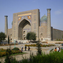 Samarkand -La médersa Chir Dor