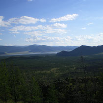 Au loin de lac Blanc