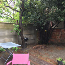 Jardin avant travaux