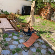Juin 2022 - Jardin en fin de réalisation - Crédit photo : entreprise Desouche