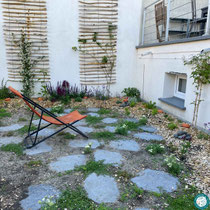Juin 2022 - Jardin en fin de réalisation