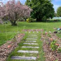 Ollas pour irriguer un jardin dans le Calvados