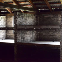 Stenen barak Birkenau - originele slaap barak gevangenen