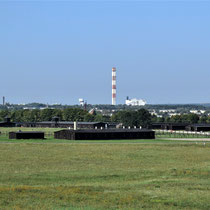 Weg naar ingang kamp Majdanek