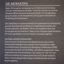 Informatiebord over de bewaking