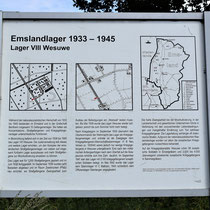 01. Informatiebord Lager VIII Wesuwe - staat bij de locatie van het voormalige kampterrein