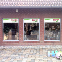 Fensterbeschriftung