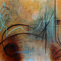 "Klänge" - Öl auf Leinwand 100 x 130 cm, 2023