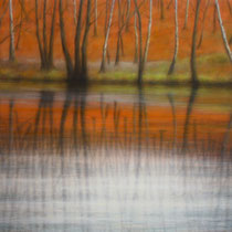 "Roter Herbst" - Öl auf Leinwand 100 x 150 cm, 2022