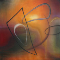  "Spring Dance" - Öl auf Leinwand 50 x 50 cm, 2021