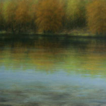 "Krumme Lanke" - Öl auf Leinwand 100 x 150 cm, 2022