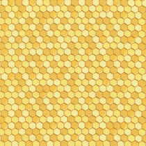 Honeycomb Geo Yellow