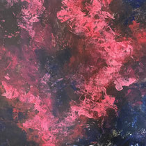 „Schwarze Tulpe“, Acrylmalerei, 40x60cm, 06/2023
