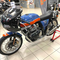 Royal Enfield 650 GT continental 2022 pour la compétition Royal GT Cup