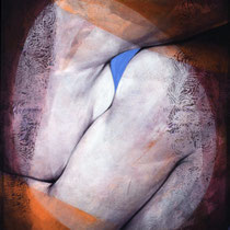 Etienne Gros - Trouée bleue 130 x 97 cm