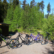 Machen Sie kleinere oder ausgedehntere Touren mit unseren kostenlos zusätzlich verfügbaren Bikes.