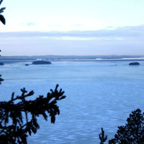 Erleben Sie hoch über der Winterlandschaft absolute Stille, nur unterbrochen von den Geräuschen des Eisganges. Ein besonderes Erlebnis ist der zugefrorene Päijännesee vom 1,5 km entfernten Aussichtsturm gesehen.