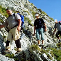 Abstieg zum Rotsteinpass