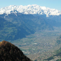 Rhonetal vor Mont Blanc