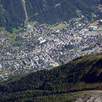 Motiv 2 - Chamonix - Von der Aiguille du Midi