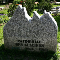 Motiv 9 - Gedenkstein - Patrouille des Glaciers, Zermatt - Arolla - Verbier