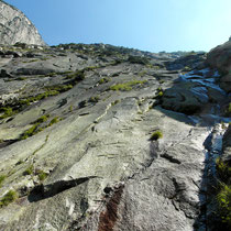 Blick hinauf - Platten